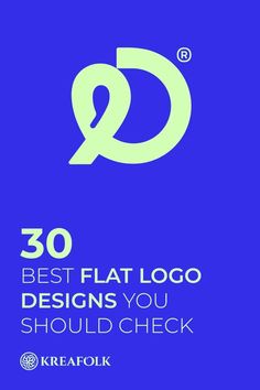 the 30 best flat logo designs you should check