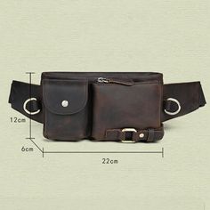 Main Material: Genuine LeatherGenuine Leather Type: Cow LeatherMaterial Composition: CowhideModel Number: S82211Shape: BoxGender: MENItem Type: Waist PacksStyle: CasualPattern Type: SolidOccasion: Travel/Hiking/Camping/Riding/Casual BagStorage: Cell/Mobile Phone/Case/Cigarette/Money/Key/Purse Bag Large Capacity Brown Belt Bag For Travel, Brown Large Capacity Belt Bag For Travel, Brown Belt Bag With Large Capacity For Travel, Brown Outdoor Chest Bag With Pockets, Outdoor Brown Chest Bag With Pockets, Rectangular Brown Chest Bag With Pockets, Brown Anti-theft Pouch Bag, Travel Belt Bag With Pockets In Brown, Brown Belt Bag With Pockets For Travel