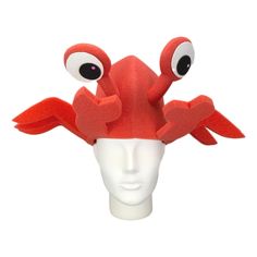 "Get this Awesome Lobster Hat Today! This Lobster Hat will definitely make you stand out at your next Party, Wedding, Corporate Event, Birthday, Quinceanera, or Halloween Party! Product Details: ✓Made in the USA ✓Handmade ✓High Quality Foam ✓One Size Fits Most �✓Customizable to your preferences \"This is where your party starts\". Give your next party a new life and rediscover your youth with Foam Party Hats. Foam Party Hats Guarantee At Foam Party Hats we believe our hats help bring a new joy an Kids Beach Party, Crab Party, Foam Party, Novelty Hats, Ocean Party, Wig Party, Brother Birthday, Funny Hats, Halloween Hats