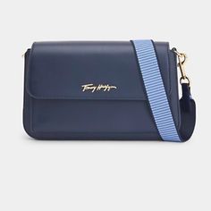 Brand New Blue Tommy Hilfiger Signature Shoulder Bag With Tags. Tommy Hilfiger Bag, Blue Shoulder Bag, Tommy Hilfiger Bags, Outlet Store, Tommy Hilfiger Women, Shoulder Bags, Outlet, Tommy Hilfiger, Color Blue