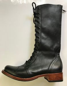 Please meet our newest style, the "Kat Boots", named after a very special client who asked for a all Leather lace up boots. 🥰 Thank you Kat! These beautiful Tall boots are handmade by our Guatemalan artisan partner in Guatemala. These unique boots are crafted from local high quality leather and using top quality YKK zippers. Here you can order your very own unique, custom-made version of the boots you see in the photos, get in touch with us to learn how! By buying from us you are supporting the Leather Martin Boots With Wide Calf, Leather High Ankle Boots With Reinforced Toe, Wide Calf Leather Martin Boots, Leather Combat Boots With Reinforced Snip Toe, Medium Width Boots With Reinforced Toe, Leather Combat Boots With Steel Toe, Casual Leather Combat Boots With Wide Calf, Casual Wide Calf Leather Combat Boots, Wide Calf High Ankle Leather Moto Boots