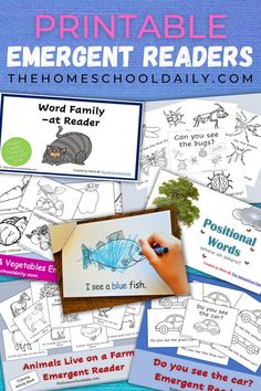 printable emergent readers for the homeschool daily com