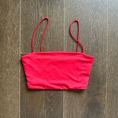 Free With Any Purchase! (Or $5) Comment To Claim Never Worn Light, Stretchy Material Basically A Tube Top With Straps #Bogo #Sexy #Party #Pacsun #Brandy Cute Red Crop Tops, Cheap Fitted Red Crop Top, Cute Red Shirts Crop Tops, Cute Spaghetti Strap Tops, Tube Top With Straps, Red Bra-friendly Crop Top, Cheap Red Crop Top With Built-in Bra, Baggy Jeans For Women, Red Crop Top