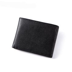 Reflecting simplicity and subtlety, this black foldable leather wallet is a blend of a classy and vintage style. With nothing over the top, this product for men is the perfect example of practicality with style. It is made of high-quality genuine leather that is compact enough to fit into your pocket. The interior of the wallet is equipped with multiple card slots, and a transparent slot for photo ID as multiple compartments is a universal need for all businessmen. The wallet has outstanding finesse with its deep black shiny surface finish implying it doesn’t lack in quality or style. Long lasting and durable this is the sort of product that every individual must keep with them. Some admirable features include: Simple foldable design High-quality leather Multiple card openings An attractiv Classic Bifold Wallet With Zipper Closure, Classic Black Trifold Wallet With Coin Pocket, Classic Trifold Wallet With Zipper Closure For Formal Occasions, Classic Trifold Wallet With Zipper For Business, Elegant Leather Trifold Wallet With Zipper Closure, Classic Formal Trifold Wallet With Zipper Closure, Classic Black Wallet With Coin Pocket, Classic Leather Trifold Wallet With Zipper, Classic Black Wallet With Smooth Grain