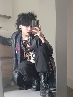 Masc Goth Outfits Formal, Masc Coquette, Gender Envy Masc, Alt Prom, Emo Grunge Outfits, Alt Goth Outfits, Gothic Male