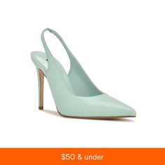 in stock Closet Essentials, Pump Dress, Stiletto Pumps, High Heels Stilettos, Green Leather, Nine West, Mint Green, In Store, Buy Online