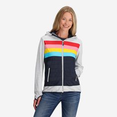 Women's Momentum Storm Fleece Jacket | YoColorado Multicolor Fleece Outerwear For Outdoor, Multicolor Fleece Outdoor Outerwear, Multicolor Fleece Outerwear With Drawstring Hood, Sporty Multicolor Hoodie For Outdoor, Fleece Jacket With Drawstring Hood For Outdoor Activities, Casual Multicolor Fleece Jacket For Outdoor, Casual Multicolor Fleece Jacket With Fleece Lining, Sporty Multicolor Fleece Outerwear, Fleece Hooded Jacket For Hiking