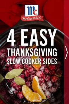 https://www.mccormick.com/recipes/salads-sides/slow-cooker-creamed-corn?utm_medium=social &utm_source=pinterest&utm_term=110122&utm_content=q4campaign&utm_campaign=mccormickspice Slow Cooker Sides, Thanksgiving Slow Cooker, Holiday Cooking Recipes, Decorações Com Comidas, Thanksgiving Cooking, Crockpot Dishes, Thanksgiving Sides