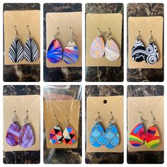 You can get a custom set of earrings for any occasion. If you don't see it inquire about options and I'll what what I can do! Multicolor Personalized Drop Earrings, Multicolor Nickel-free Teardrop Earrings For Gifts, Personalized Multicolor Drop Earrings, Trendy Personalized Adjustable Earrings, Trendy Hypoallergenic Teardrop Earrings For Gift, Trendy Teardrop Earrings As A Gift, Multicolor Hypoallergenic Teardrop Earrings As Gift, Adjustable Trendy Teardrop Earrings For Gifts, Trendy Adjustable Teardrop Earrings For Gift