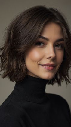 Rock Your Look 15 Trendy Short Hair Cuts for Women Short Hair Cuts For Women Medium, Trendy Short Hair Cuts, Corte Channel, Unique Hair Cuts, New Hairstyle Ideas, Medium Length Styles, Hair Cut Ideas, Short Wavy Haircuts, Hair Cuts For Women