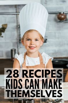 Meals Kids Can Make, Recipes Kids Can Make, Kid Cooking, Children Cooking, Cooking For Kids, Kid Chef, Kids Cookbook, Meals For Kids, Kid Recipes