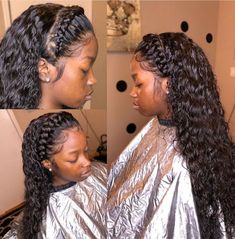 Iron Hairstyles, Frontal Install, Big Braids, Virgin Hair Wigs, Remy Hair Wigs, Brazilian Remy Hair, Deep Curly, Black Wig, Human Hair Lace Wigs