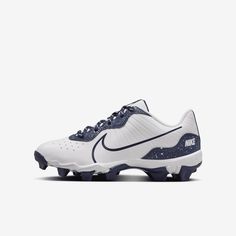 a pair of white and blue shoes on a white background with the nike vapor logo