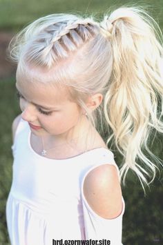 Easy Little Girl Hairstyles, Braided Hairdo, Light Blonde Hair, Girl Haircuts, Kids Braided Hairstyles, Toddler Hair