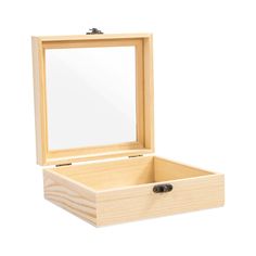 PRICES MAY VARY. Solid Pine Wood: Our small wooden box is made of high-quality and durable natural pine wood, which is compact and sturdy with strong bearing capacity, not easy to crack and deform Wooden Display Case: This small storage box is ideal for storing earrings, rings, beads, pins, bracelets, necklaces, brooches, tiny souvenir etc. Glass Cover & Hinged Lid: This display box with clear glass top is not only for storage but also for display jewelry, which will display your jewelry like a Diy Craft Box, Storage Box Diy, Storing Earrings, Diy Box Crafts, Unfinished Wood Boxes, Souvenir Display, Keepsake Storage, Rings Beads, Wooden Display Box