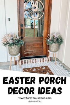 Easter Porch Decor