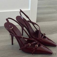 Lasaky - Chic High Heel Sandals with Thin Stiletto Heel and Square Toe Strap Chic High Heels, Womens Red Shoes, Gladiator High Heels, Dress Flip Flops, Elegant High Heels, Point Shoes, Elegant Shoes, Pointed Toe Shoes, Heels Sandals