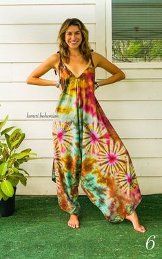 Cotton Jumpsuits And Rompers For Summer Festivals, Multicolor Maxi Jumpsuits And Rompers For Summer, Hippie Style Jumpsuits And Rompers For Vacation, Bohemian Cotton Jumpsuit For Vacation, Bohemian Cotton Jumpsuits And Rompers For Summer, Bohemian Cotton Jumpsuits And Rompers For Spring, Bohemian Cotton Jumpsuits And Rompers For Vacation, Multicolor Maxi Length Jumpsuits And Rompers For Vacation, Multicolor Maxi Length Jumpsuits And Rompers For Beach