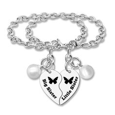 PRICES MAY VARY. Birthday Gifts for Sister:Best sister birthday gifts ideas for your sister, soul sister, besties, BFF, female best friend. Whether you need birthday gifts for sister, anniversary gifts for sister or just cute sister gifts. It is the best gifts for the sister from sister! It can also used as best sister gifts for sister! Sister Bracelet from Sister：If your girls/you and your sister are in the same school, or even the same class, then wear this bracelet, your girls/you and your si Novelty Personalized Jewelry For Friendship, Personalized Novelty Jewelry For Friendship, Customized Cute Jewelry For Best Friend Gift, Personalized Heart Charm Bracelet For Friendship, Valentine's Day Nickel-free Charm Bracelet For Friendship, Nickel-free Charm Bracelet For Valentine's Day Friendship, Nickel-free Charm Bracelet For Friendship On Valentine's Day, Silver Novelty Charm Bracelet For Birthday, Personalized Stainless Steel Charm Bracelet For Friendship