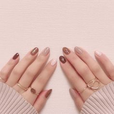 Nails And Rings, Chill Mood, Korean Nail Art, Pretty Life, Minimal Nails, Basic Nails, Feeling Pretty, Designs Nail