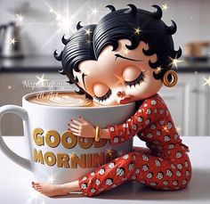 Betty Boop Bliss | Have a great weekend | Facebook Betty Boop Posters, Cute Good Morning Gif, Happy Day Quotes, Good Morning Funny Pictures, Cute Good Morning Images, Funny Good Morning Quotes