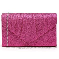 Material:Made of pleated soft velvet fabric  Design:Magnetic snap closure. Detachable silver chain strap.  Pockets: One inner slip pocket  Size:Approx. Size: 8.65"W x 5.3"H x 2"D Color: Red.  Gender: female.  Age Group: adult. Camel Clutch, Wedding Parties Colors, Bridal Purse, Wedding Purse, Evening Handbag, Envelope Clutch, Bride Bridal, Soft Velvet, Clutch Handbag