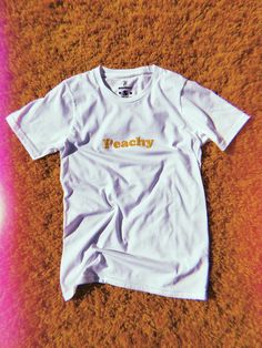 Peachy Tee | REDWOLF | Vintage Inspired Jewellery & Accessories { "@context": "http://schema.org/", Cheap Peach Graphic Tee Tops, Peach Graphic Tee, Peach Short Sleeve Graphic Tee, Trendy Peach Relaxed Fit T-shirt, Heather Peach Graphic Print Crew Neck T-shirt, Ragdoll Cat Breed, Digital Closet, Vintage Inspired Jewelry, Aesthetic Clothes