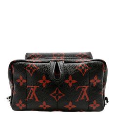 Item Details: Designer: LOUIS VUITTON Retail: N/A Model: Palm Springs Infrarouge Mini Style: Backpack Bag Material: Monogram-coated canvas with black calf leather trim Color: Red/Black Made: France Date Code: Fl5106 Made Year: 2016 Measurements: W 7" H 7.5" D 3.5" Accessories: No Accessories. Condition Detail: Very Good - The Item is gently used and may have minor corner rubbing, light leather tanning, some inside stain marks, and slight signs of use on hardware. See the listing description for Louis Vuitton Palm Springs Mini Reverse, Palm Spring Mini Louis Vuitton, Lv Mini Palm Springs Backpack, Black Louis Vuitton Key Pouch, Louis Vuitton Black Monogram Bag, North Korean, Canvas Backpack, Trim Color, Mini Fashion