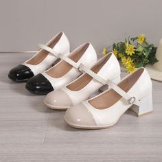 Mix Color Patchwork Mary Jane Shoes Women Fashion Buckle Thick Heels Pumps Woman PU Leather Square Toe Lolita Shoes Plus Size 42 SPECIFICATIONS heel type: high heels/square heel/thick heels season: spring/autumn/summer occasion: daily/party/working/hiking/walking/casual/shop/office gender: women/woman/mujer/female/lady/ladies/femme/womens/womans shoes type: high heels pumps/mary jane shoes shoes item: round toe lolita shoes/thick heels party shoes size: 35/36/37/38/39/40/41/42 top shape: square toe heel height: 5.5CM Fashion Element: Mixed colors Pump Type: MARY JANES Fit: Fits true to size, take your normal size Platform Height: 0-3cm Heel Type: Square heel Toe Shape: Square toe Season: Spring/Autumn Upper Material: PU Insole Material: PU Pattern Type: PATCHWORK Occasion: Party Item Type: Mini Heels Shoes, Thick Heels Pumps, Winter Sandals, Mary Jane Shoes Womens, Square Toe Heels, Mary Jane Heels, Jane Shoes, Mix Color, Heels Pumps