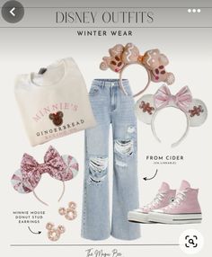 Disney Bounding Winter Outfits, Disney World Outfit Winter, Disneyworld December Outfit, Disney Paris Winter Outfit, Pink Disney Outfit Winter, Winter Disney World Outfits Women, Disney World Christmas Outfit For Women, Disney Christmas Party Outfit Ideas, Disneyland Paris Christmas Outfit