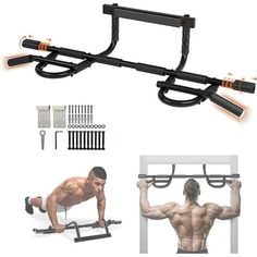 an image of a man doing exercises on the pull up bar