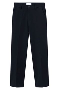 Polished enough for work and comfortable enough for anything, these pants are tailored for an easy fit with plenty of stretch. 32" inseam; 14" leg opening; 11 1/2" front rise; 15 1/2" back rise (size 32)   63% polyester, 32% viscose, 5% elastane   Machine wash, dry flat   Made in Turkey Dark Navy, Workout Pants, Nordstrom, Navy, Pants