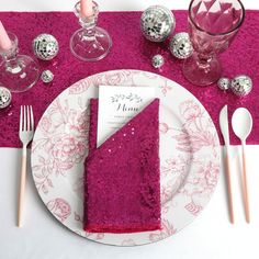 Glitz Sequin Napkin 20x20 - Magenta Hot Pink Table, Sequin Wedding Table, 120 Round Tablecloth, Sequin Table Runner, Chair Bands, Sequin Table, Table Overlays, Flower Panels, Sweetheart Table