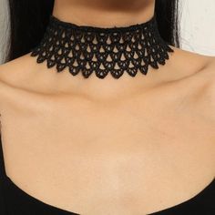 This Unique Piece Is A Wonderful Addition To Your Wardrobe And Your Style; Sure To Get Lots Of Compliments! Gshmve00000m48h Black Beaded Choker, Summer Party Black Jewelry, Black Jewelry For Summer Evenings, Black Evening Jewelry For Summer, Black Summer Evening Jewelry, Black Jewelry For Spring Party, Summer Party Choker, Chic Black Party Choker, Adjustable Black Choker For Summer