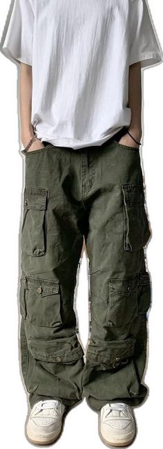 Y2k Cargo Pants, Overalls Men, Baggy Trousers, Festival Looks, Long Pants, Cargo Pants, Outfit Of The Day, Trendy Fashion, Harajuku