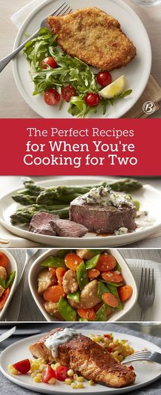 the perfect recipe for when you're cooking for two