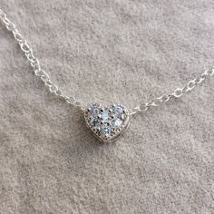 Small Diamond Necklace, Diamond Heart Necklace, Silver Gift Box, Layered Necklaces Silver, Heart Necklace Diamond, Heart Choker, Gold Heart Necklace, Heart Pendant Diamond, Layering Necklace