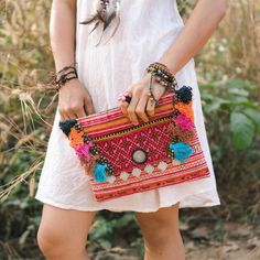 Hmong Embroidered Clutch Bag for Women Unique Handbag with | Etsy Bohemian Clutch Bag With Tassels, Bohemian Tassel Clutch Bag, Bohemian Multicolor Clutch With Zipper Pouch, Bohemian Clutch Shoulder Bag With Tassels, Bohemian Tassel Clutch Shoulder Bag, Bohemian Zipper Pouch Clutch For Daily Use, Bohemian Clutch Pouch For Daily Use, Bohemian Multicolor Clutch Pouch, Bohemian Clutch With Zipper Pouch For Daily Use