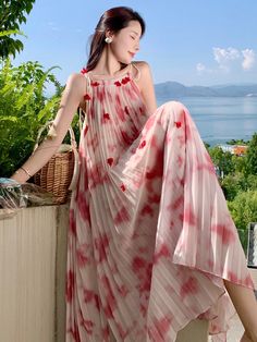 New style, loose maxi dress, printed dress, beach holiday beach dress, travel dressMaterial:blendedStyle:maxiColor:yellow,red,greenFeatures:printedSize:(cm):one size 1inch=2.54cm,1cm=0.39inchS:length:109,bust:110&ltp&gtNote:Due to different measurement methods,there will be 1-3 error(unite:cm), please understand.&lt/p&gt&ltbr/&gt Casual Chiffon Maxi Dress Beach Cover-up, Flowy Maxi Beach Dress For Spring, Sleeveless Printed Maxi Dress Beach Cover-up, Spring Beach Cover-up Maxi Dress, Spring Beach Maxi Dress Cover-up, Flowy Maxi Dress For Spring Vacation, Casual Red Printed Maxi Dress, Red Printed Dresses For Beach Season, Red Printed Dress For Beach Season