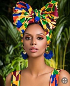 Pinterest Head Wrap Styles, Afrikaanse Mode, African Head Wraps, Hair Wraps, African Beauty, African Inspired, African Women, Black Is Beautiful