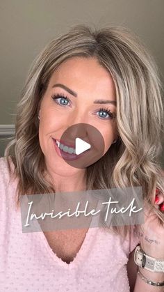 Ashley Erickson Hair, Med Hair, Fine Hair Cuts, Fine Hair Tips, Hair Tuck, Easy Hairdos, Easy Hairstyles For Medium Hair, Hair Elastic