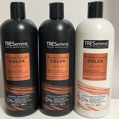 Tresemme Haircare Bundle This Bundle Includes: 2 - Tresemme Keratin Smooth Color Shampoo 1 - Tresemme Keratin Smooth Color Conditioner Brand New, Never Opened No Trades, No Returns Tresemme Keratin Smooth, Color Conditioner, Herbal Essences, Bath And Body Care, Color Shampoo, Hair Shampoo, Keratin, Body Care, Womens Hairstyles