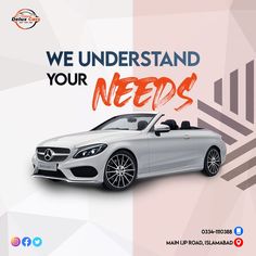 a mercedes car with the words we understand your needs