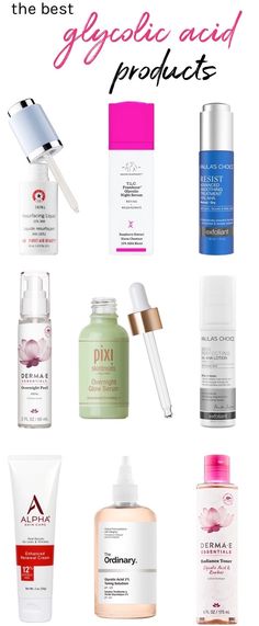 The best glycolic acid products that'll get you glowing | These skincare super-heroes will help you get rid of acne scars and hyperpigmentation while smoothing fine lines and wrinkles! Get Rid Of Acne, Rid Of Acne, Get Rid Of Blackheads, Night Serum, How To Get Rid Of Acne, Younger Looking Skin, Glycolic Acid, Face Scrub, Super Heroes