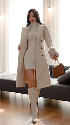 Chique Outfit, Korean Fashion Dress, Girls Fashion Clothes, Fancy Outfits, Business Attire