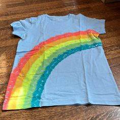 Never Worn. Tie Dye Girl, Rainbow Tee, Pocket Tee Shirts, Nature Shirts, Girls Graphic Tee, Boy Tees, Girls Tees, Printed Tees, Kids Shirts