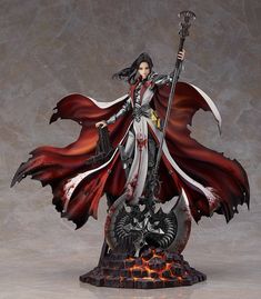 Del popular videojuego surcoreano Dungeon Fighter Online, Good Smile Arts Shanghai presenta la figura a escala 1/8 que le dedica a Inferno. Female Priest, Dungeon Fighter Online, Dungeon Fighter, Pvc Paint, Fantasy Figures, Anime Collectibles, Good Smile