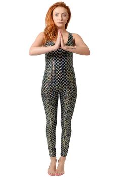 Image of Black Geisha Mermaid Catsuit Geisha Mermaid, Black Geisha, Festival Fancy Dress, Get Glam, Mermaid Pattern, Black Mermaid, Arab Beauty