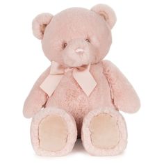 BABY’S FIRST TEDDY: The Baby GUND My First Friend is an adorable teddy bear with a classic design and thick, luxuriously soft fur that babies will love to run their fingers through. Its matching satin bow also makes this bear a beautiful addition to any nursey décor. SHOWER GIFT FOR BABY GIRLS: This sweet dusty rose pink teddy bear features ultra-soft plush that feels like hugging a cloud and a large matching satin bow around its neck. My First Teddy makes the perfect shower gift for baby girls Classic Teddy Bear, Teddy Bear Pink, Bear Pink, Pink Teddy Bear, Pink Teddy, Teddy Bear Stuffed Animal, Teddy Bear Plush, Bear Doll, Bear Plush