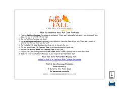 the hello fall email is displayed in front of a white background with an orange maple leaf